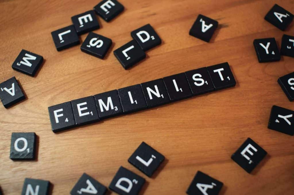 Photo of Scrabble tiles spelling "feminist" by Jen Theodore for Unsplash