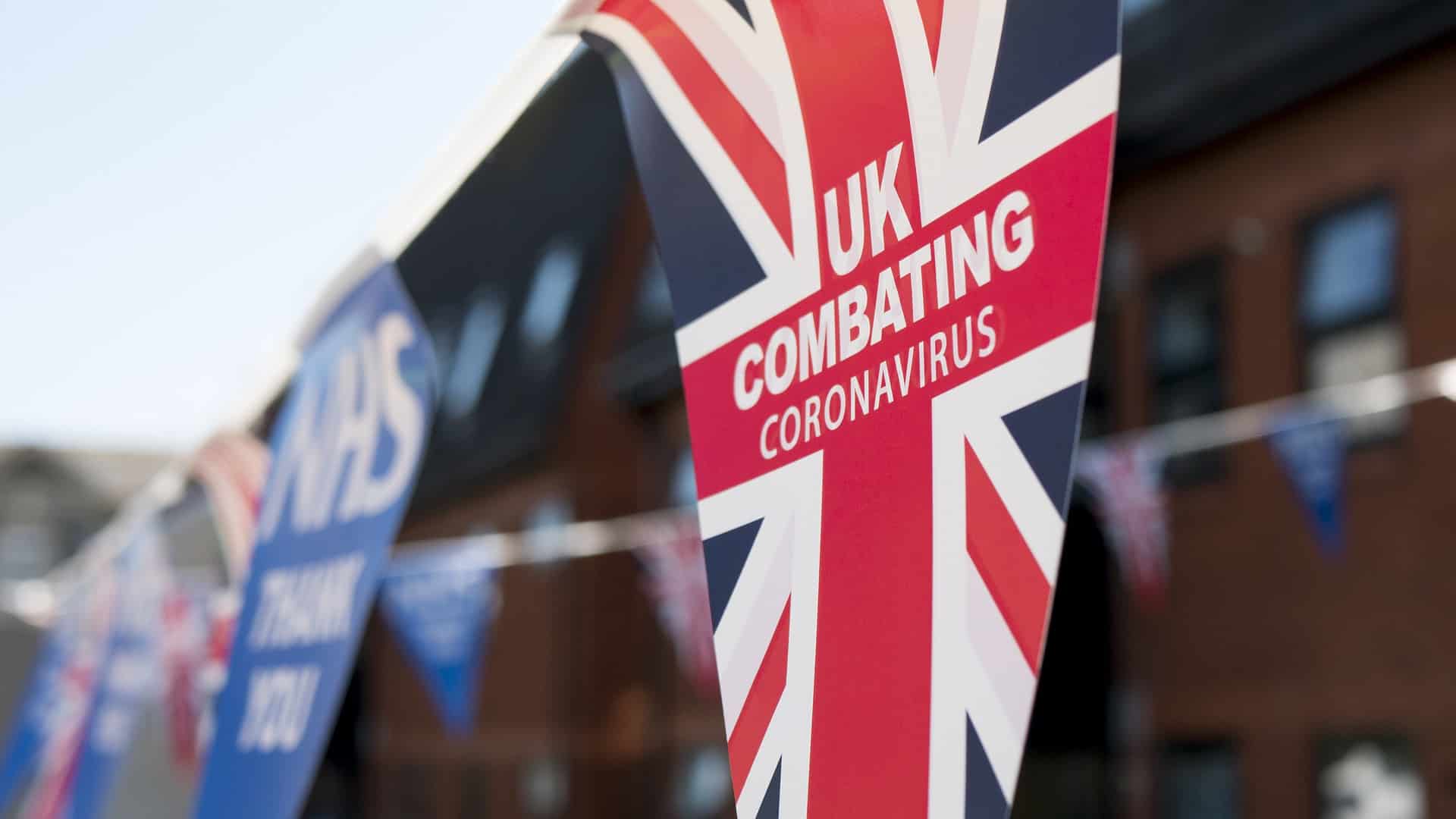 Photo of UK flag Combating Coronavirus by groovelanddesigns