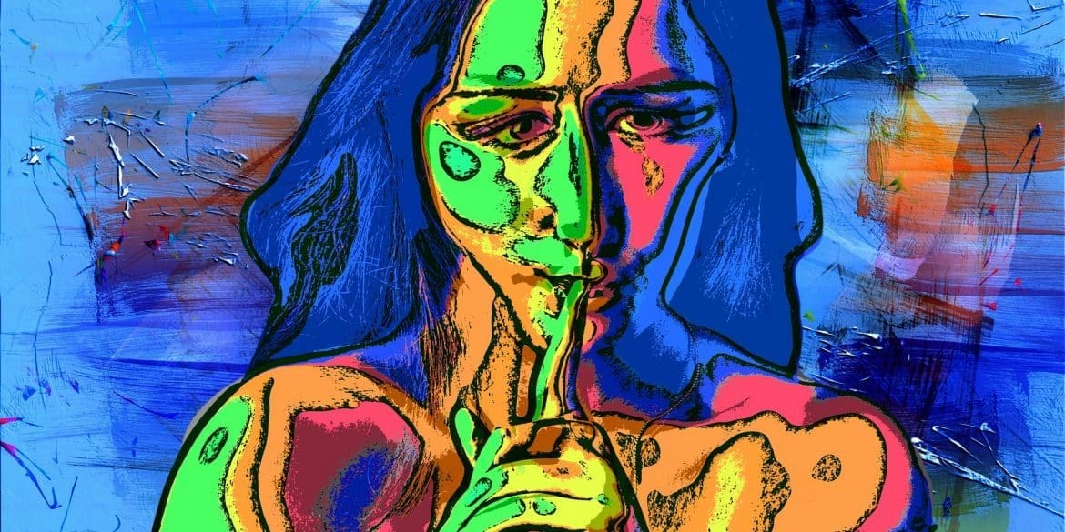 Colorful illustration of woman by Geralt for Pixabay