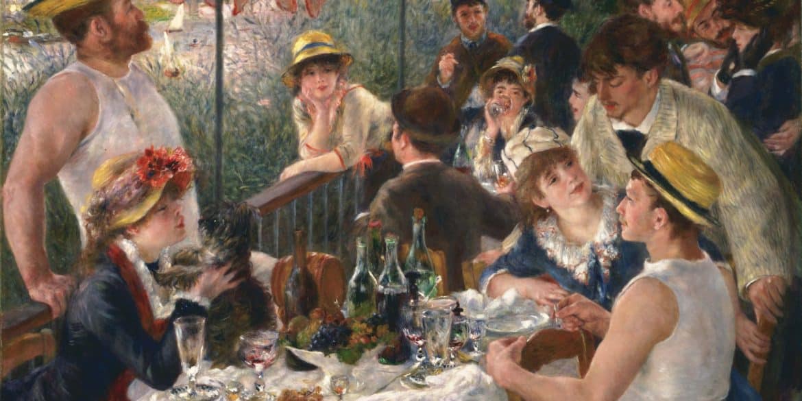 Pierre-Auguste Renoir, Luncheon of the Boating Party (1880-1881). Courtesy of the Phillips Collection, DC.