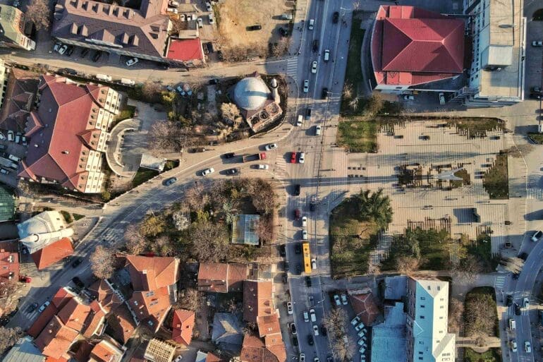 Aerial View of City Buildings in Phristina for Pexels by Ferdi Noberda